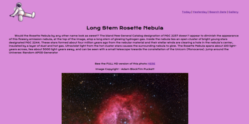 Lyric's NASA POTD Site